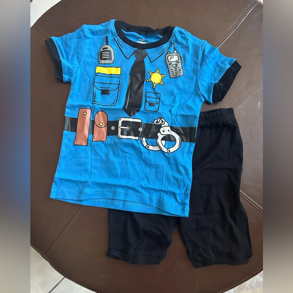 BOGO NWT POLICE HALLOWEEN COSTUME FOR KIDS